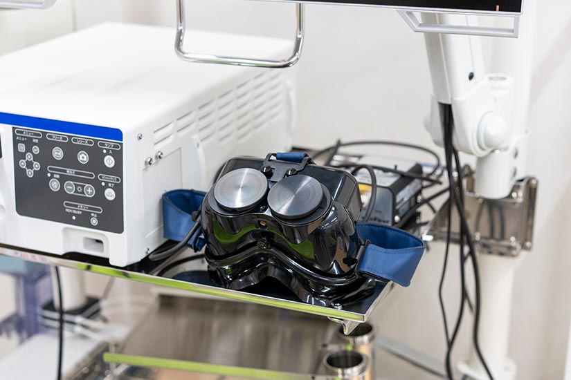 CCDカメラ眼振検査